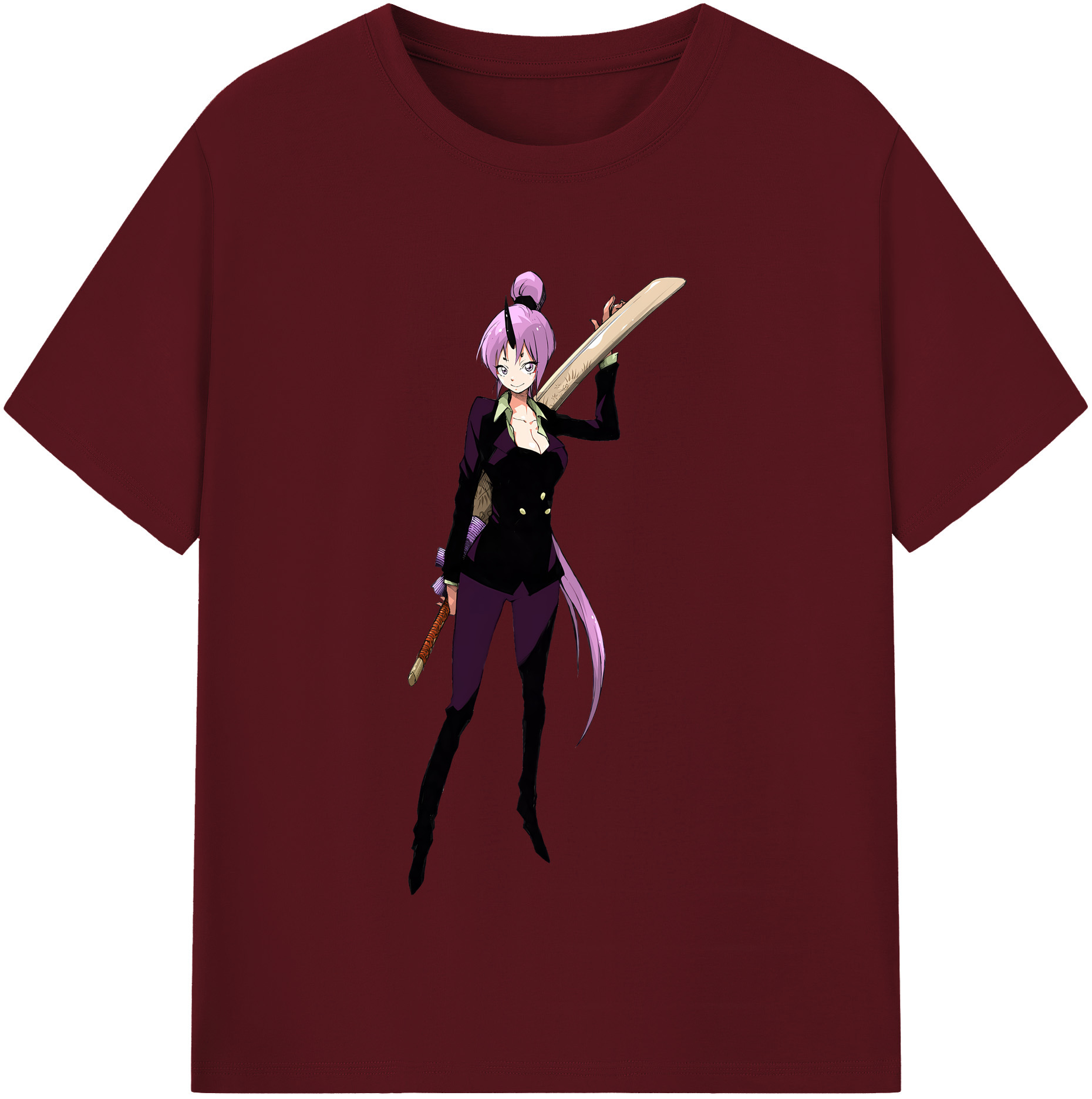 （画像用） 転スラ Regarding Reincarnated to Slime 綿100％半袖Tシャツ（フロントプリント）